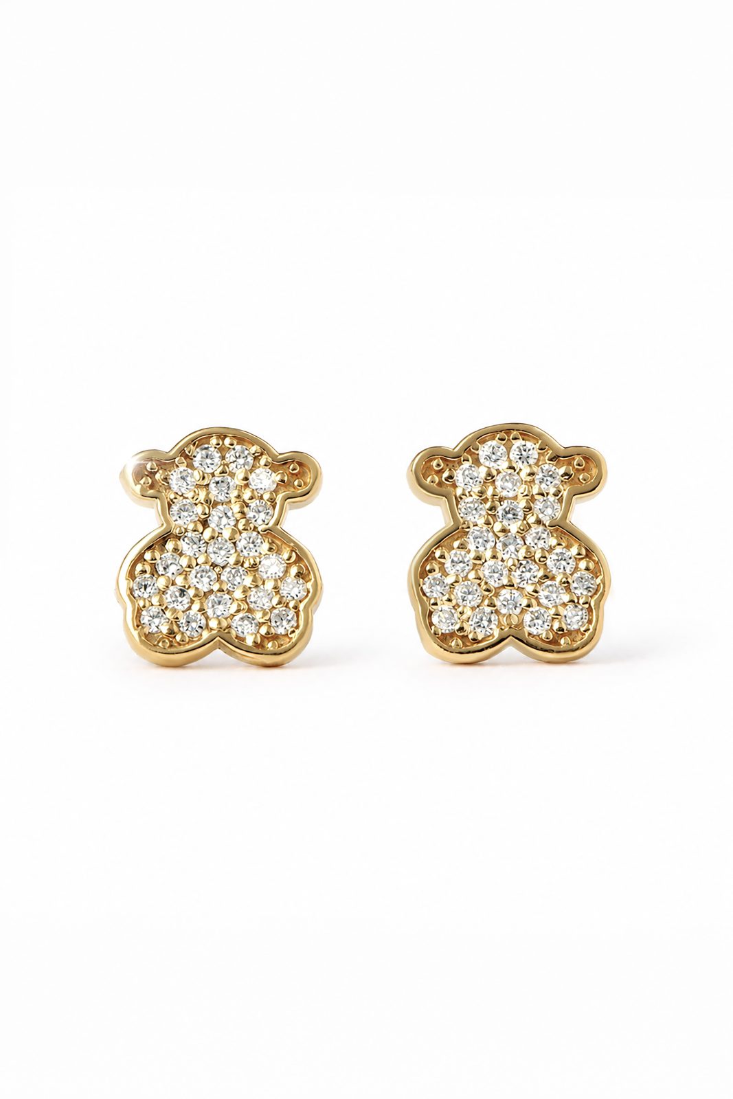 Aretes Oso Tous con Diamantes Naturales