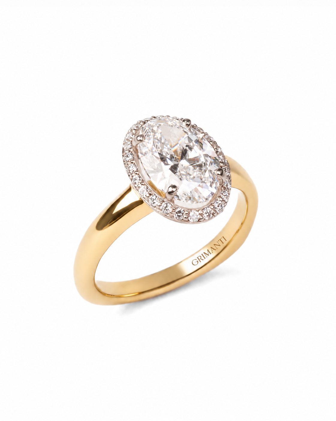 Sortija de Compromiso Gretel Oval Halo