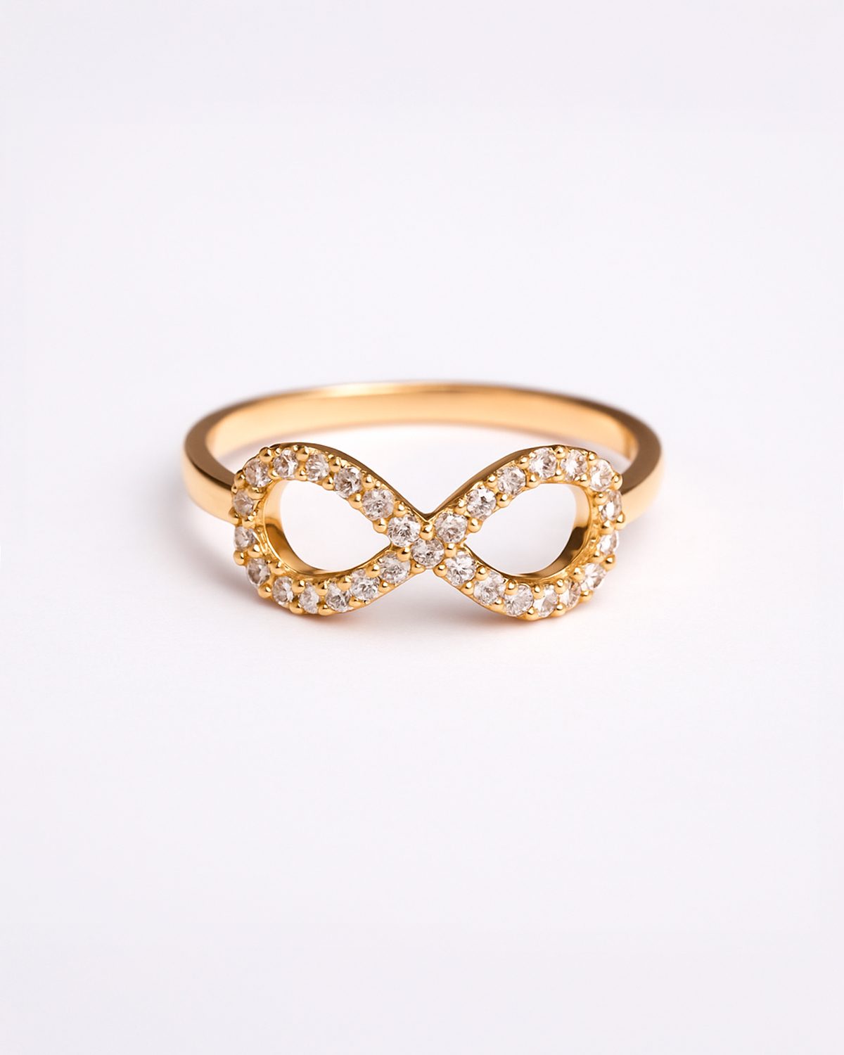 Sortija Infinito con Diamantes