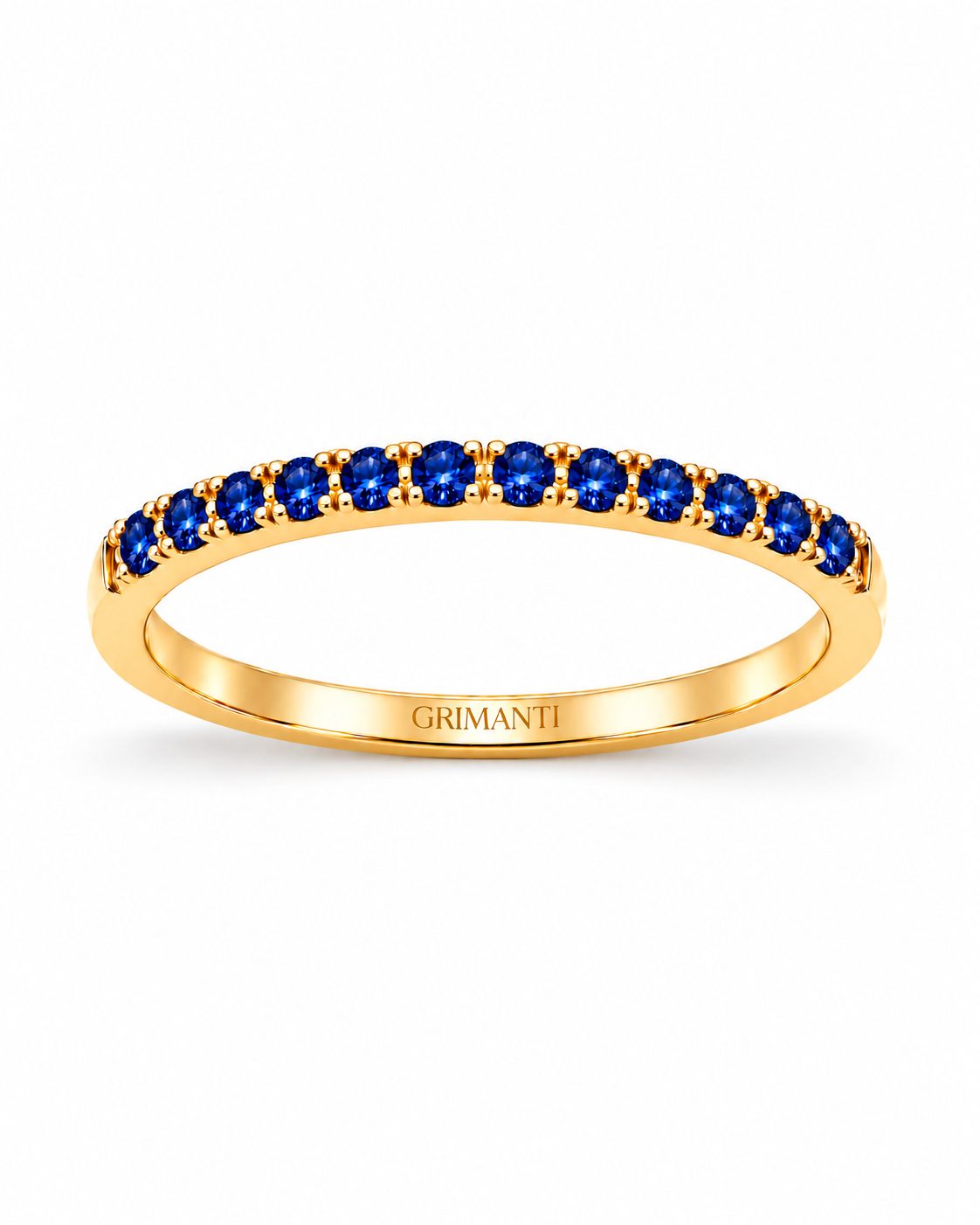 Churumbella Completa de Zafiros Azules en Oro Amarillo 18k