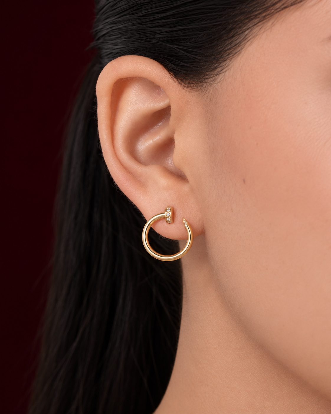 Aretes Clavo